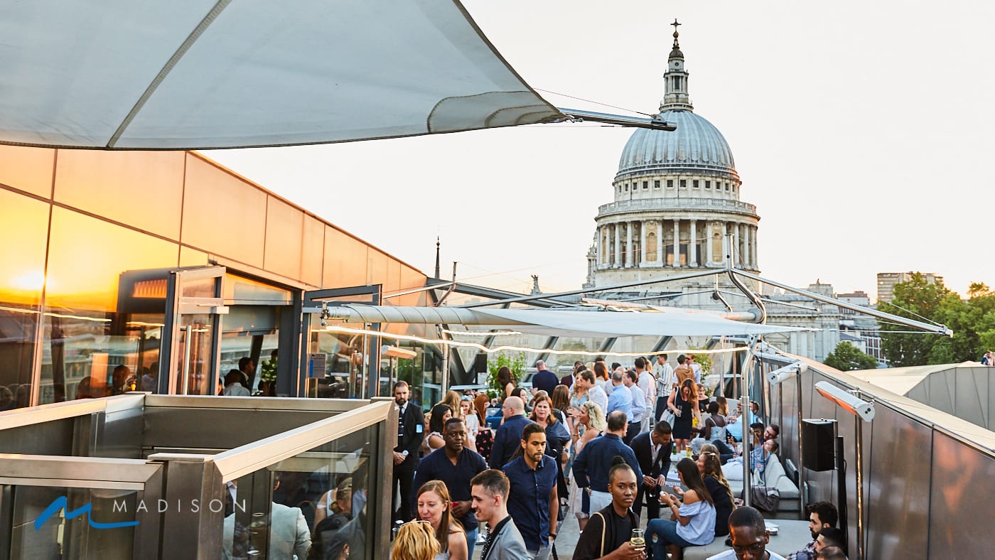 Madison London | Rooftop DJ Sessions | Rooftop Bar London